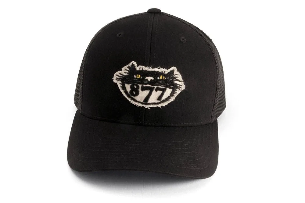 #216 - Basecap Trucker Cap Cat black