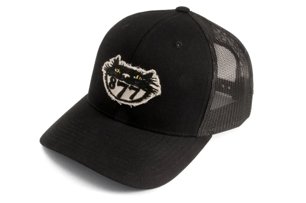 #216 - Basecap Trucker Cap Cat black