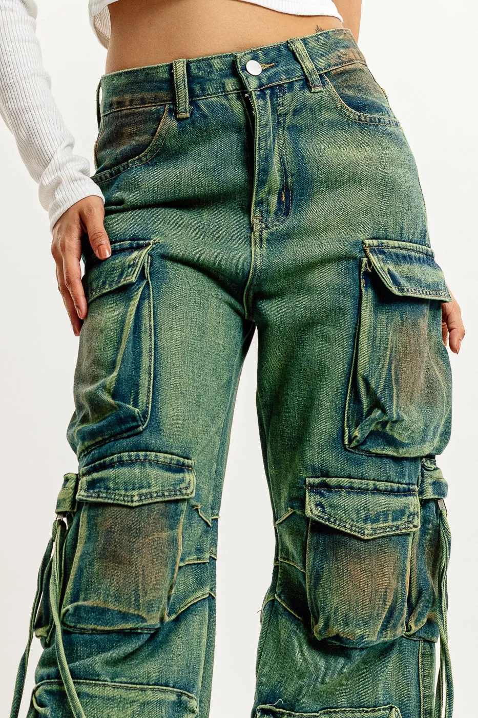 Acid Street Style Cargo Jeans