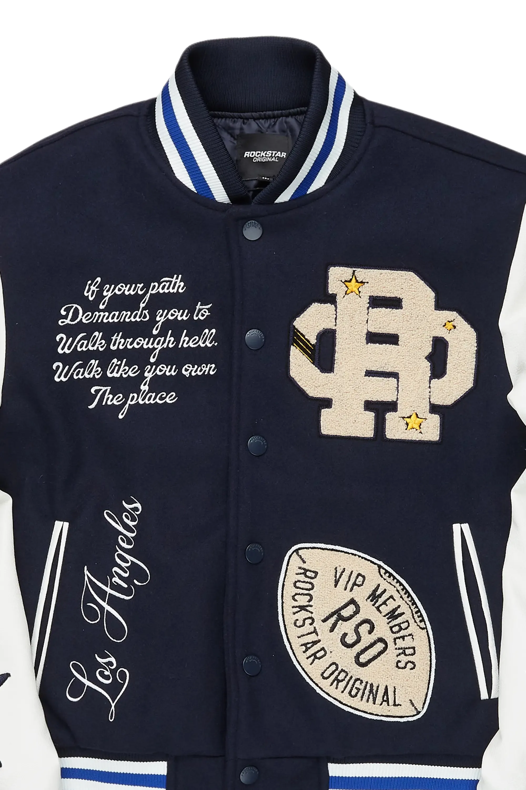 Balser Navy Varsity Jacket