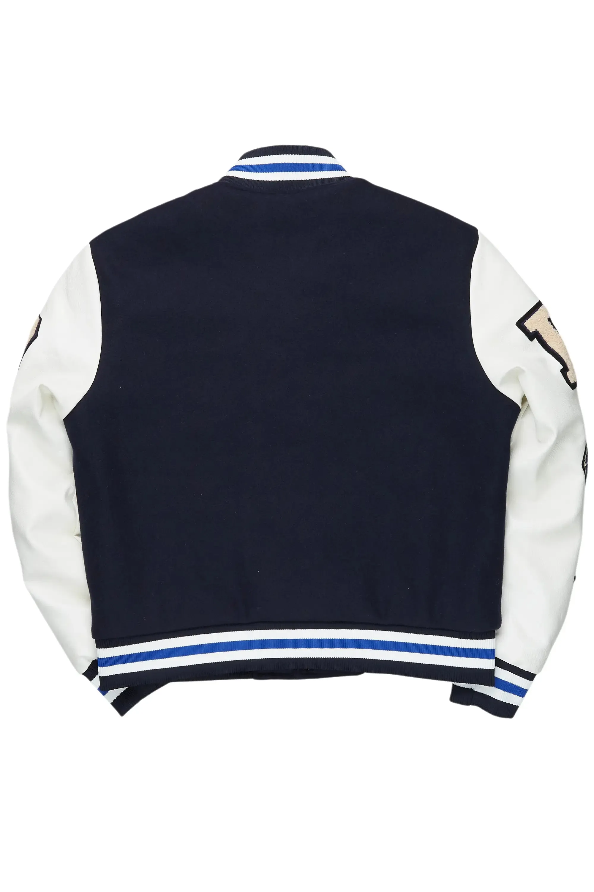 Balser Navy Varsity Jacket