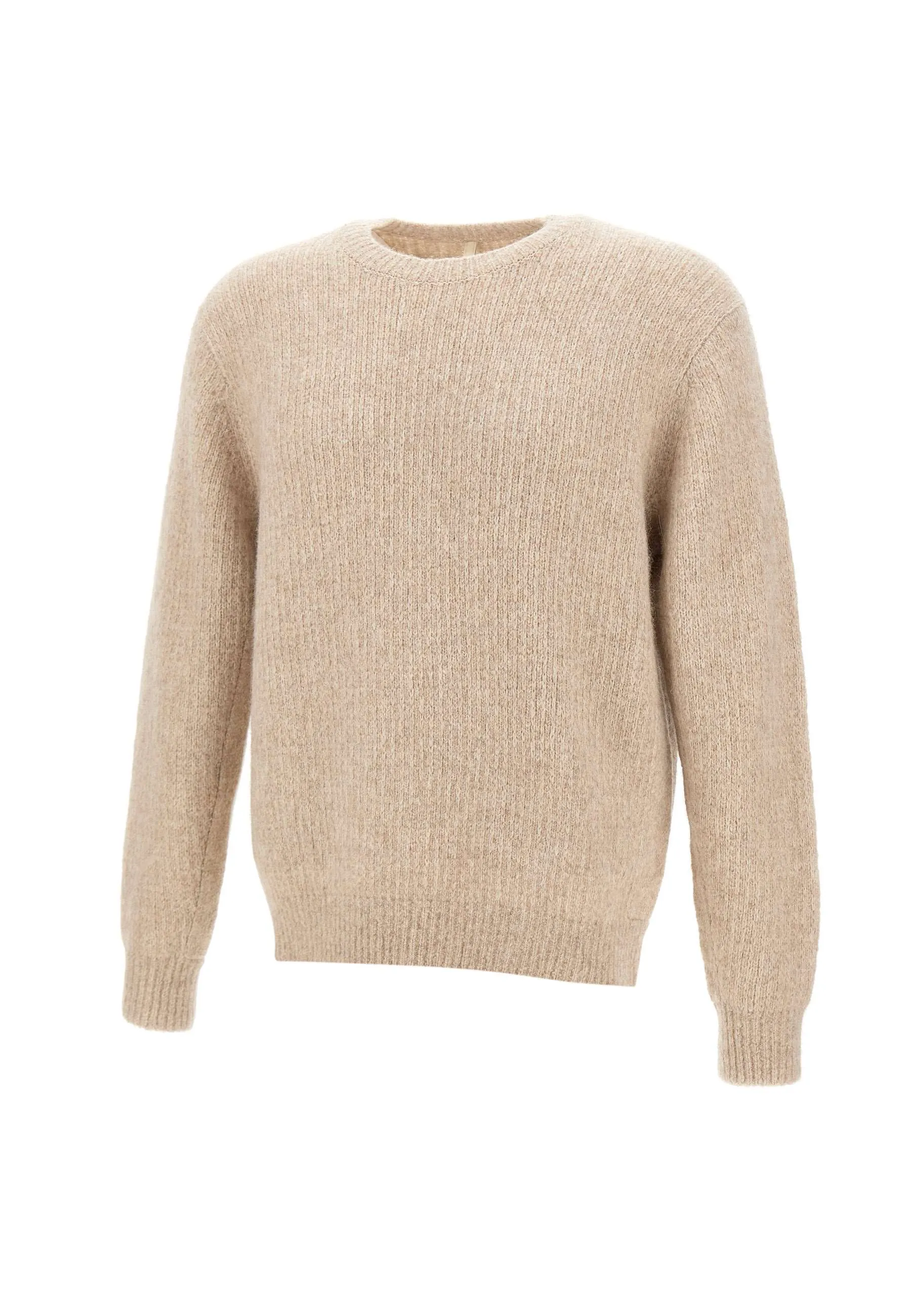 Beige Wool Yak Men's Sweater