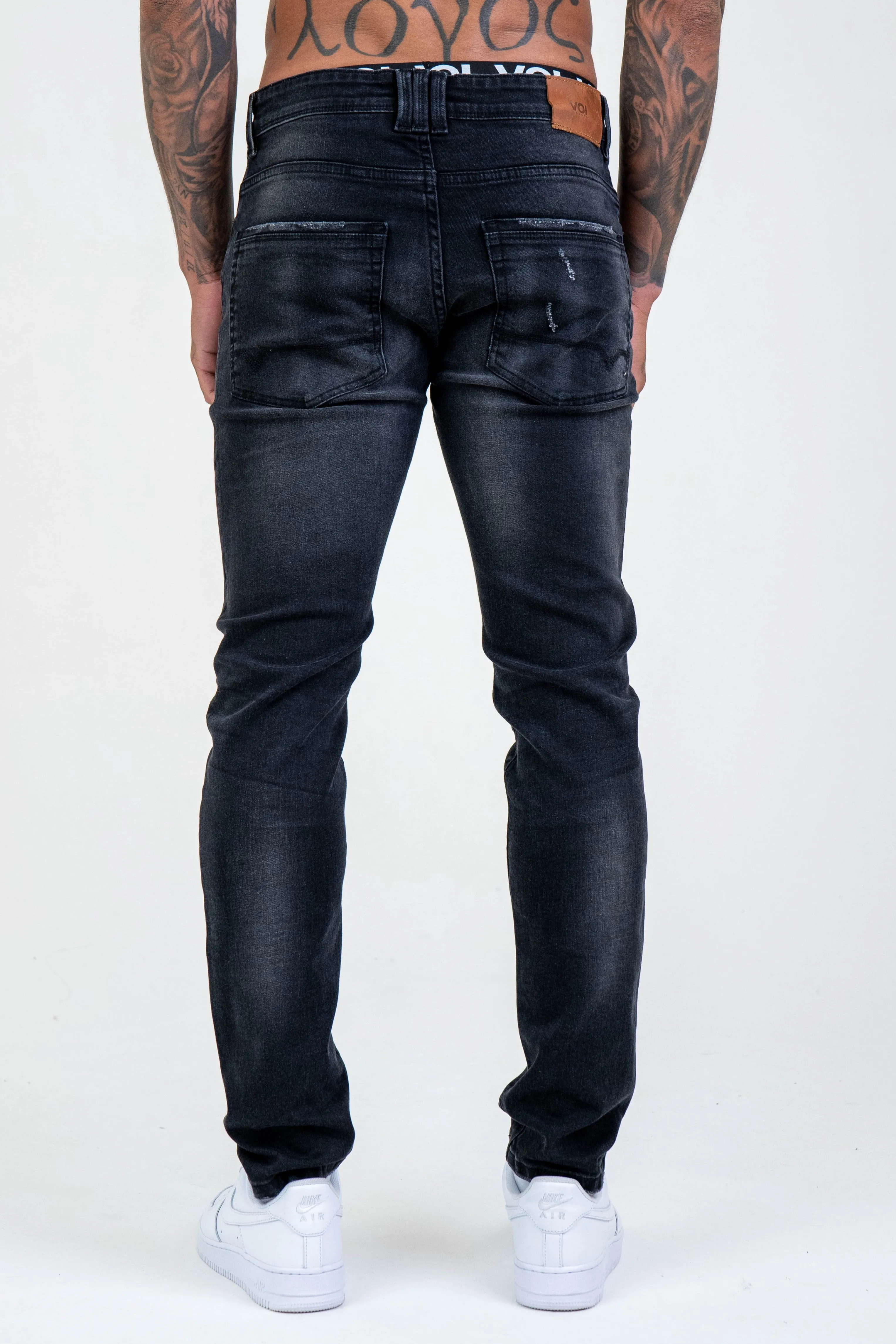 Belmont Tapered Jeans - Black