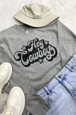 CH LS HEY COWBOY- GREY