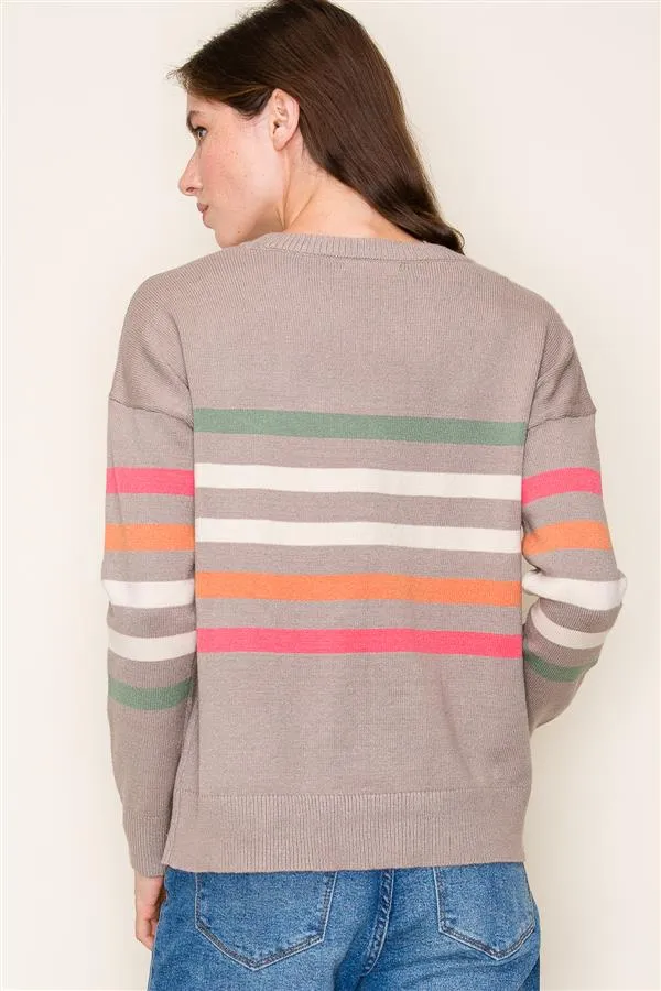 Dreaming Of Home Striped Sweaters - 2 Colors!