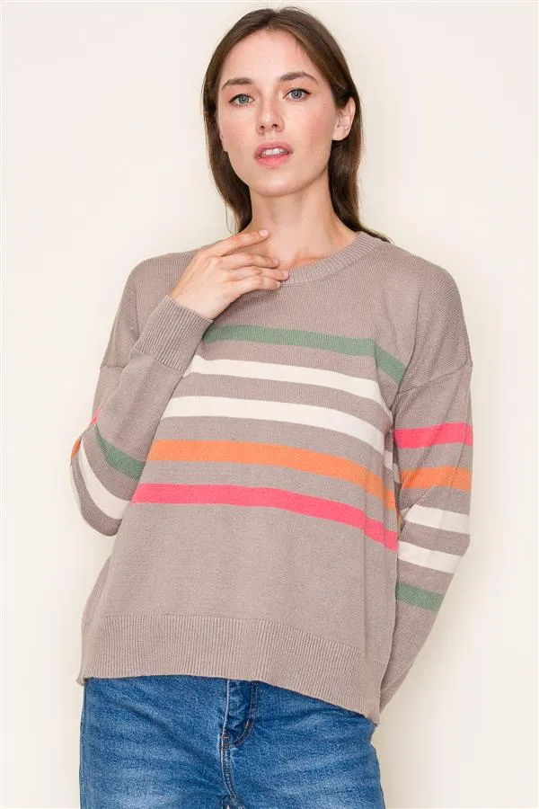 Dreaming Of Home Striped Sweaters - 2 Colors!