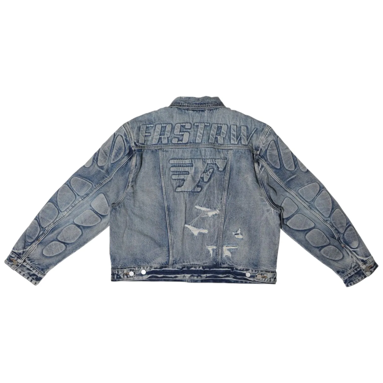 FIRST ROW: Fast Life Denim Jacket FRJ2078