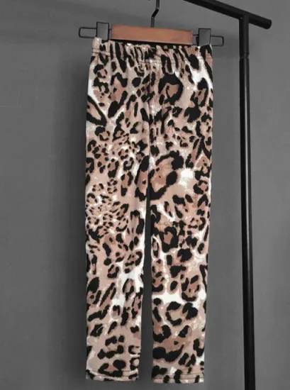 Girls Roaring Leopard Leggings