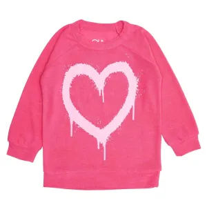 GRAFFITI HEART SWEATSHIRT