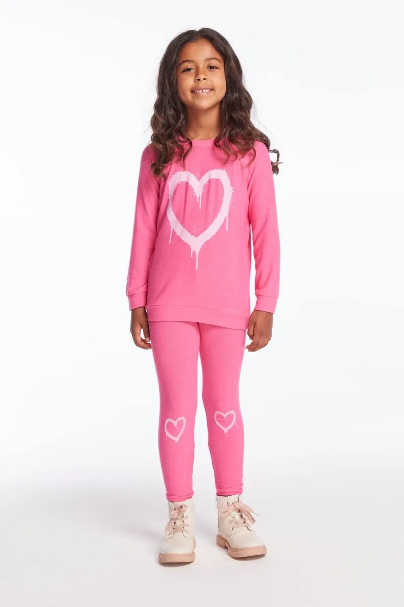 GRAFFITI HEART SWEATSHIRT