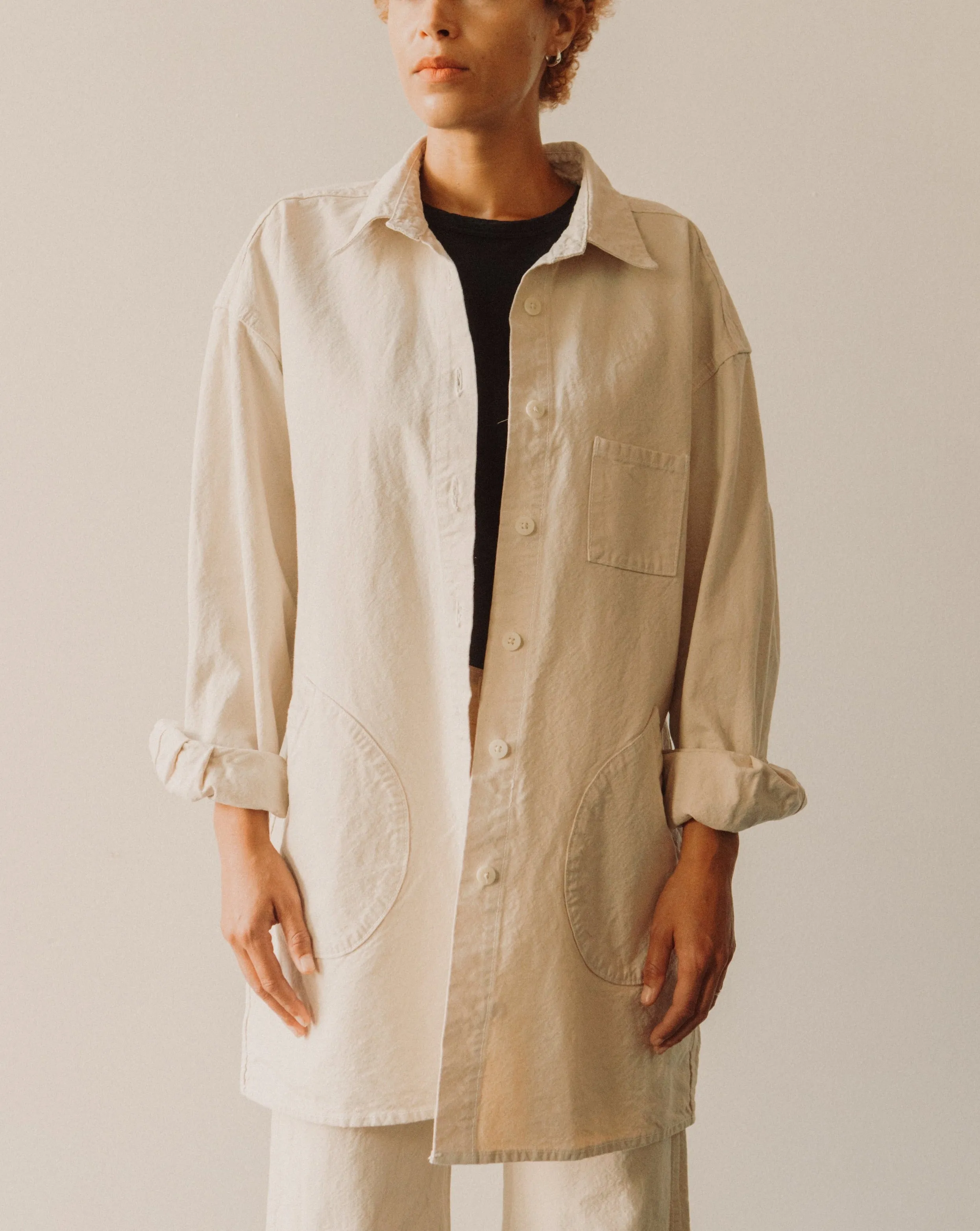 Jesse Kamm Canvas Okuda Jacket, Natural