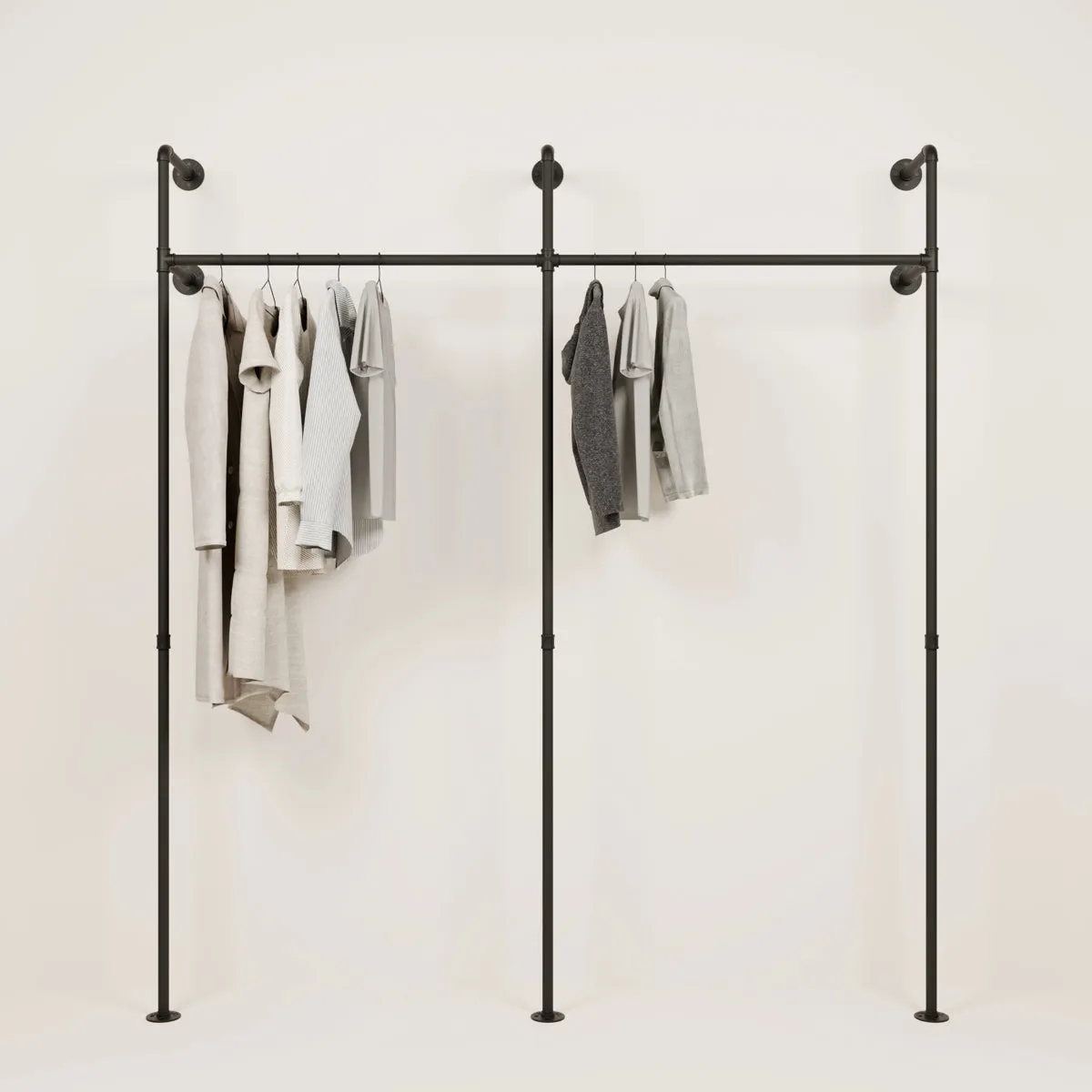 KIM II – Industrial pipe hanging rod | industrial pipe clothing rod