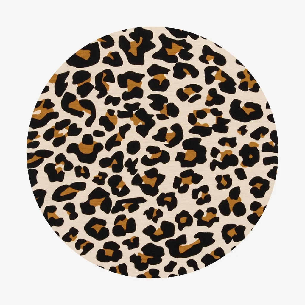 Lana Leopard Tan & Black Ribbed Reversible Long Sleeve Jacket