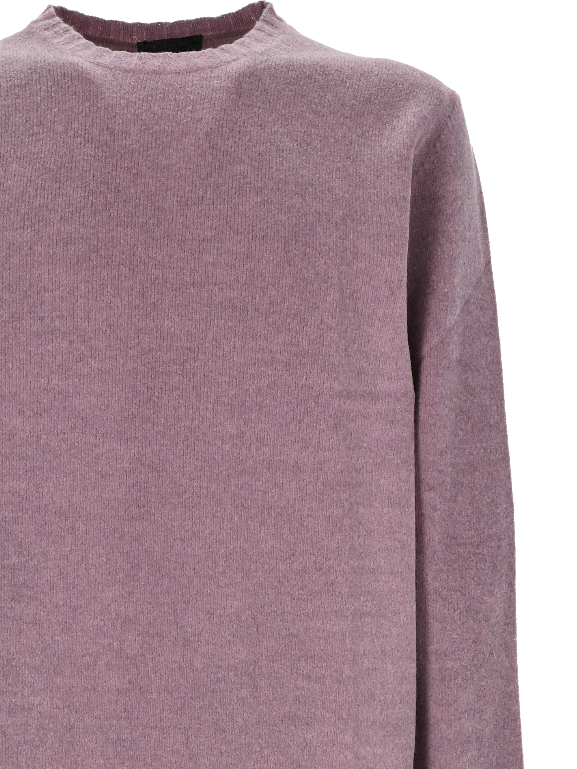 Man Plum Crewneck Sweater