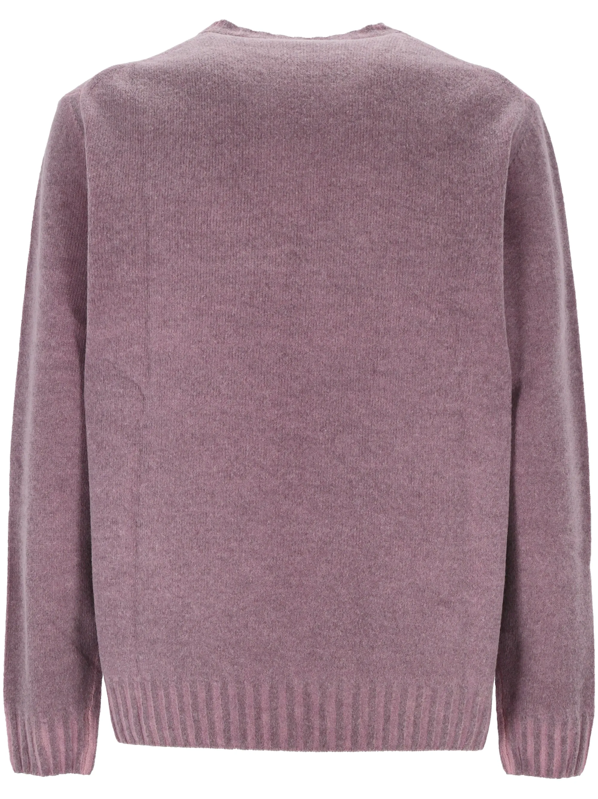 Man Plum Crewneck Sweater