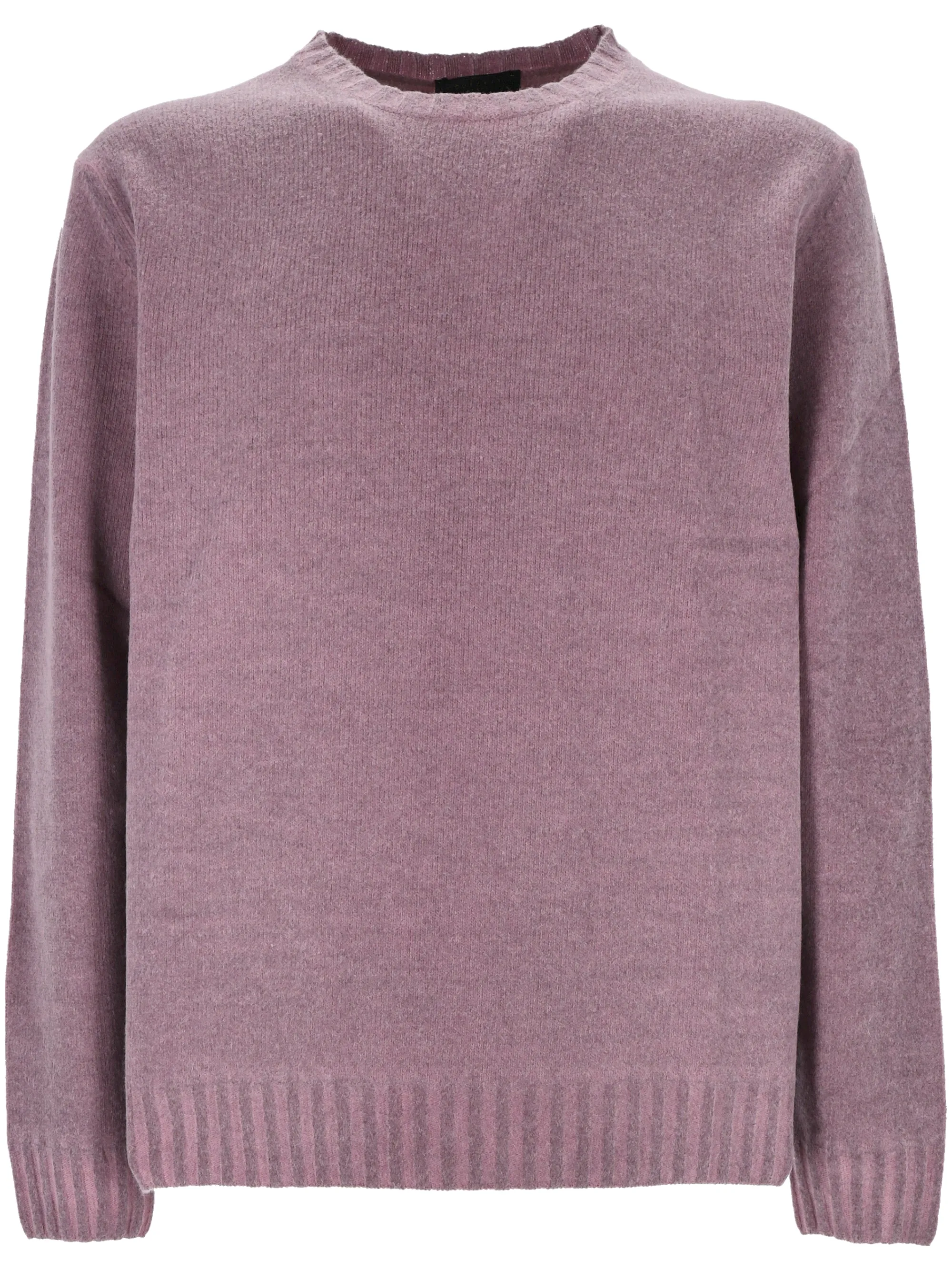 Man Plum Crewneck Sweater