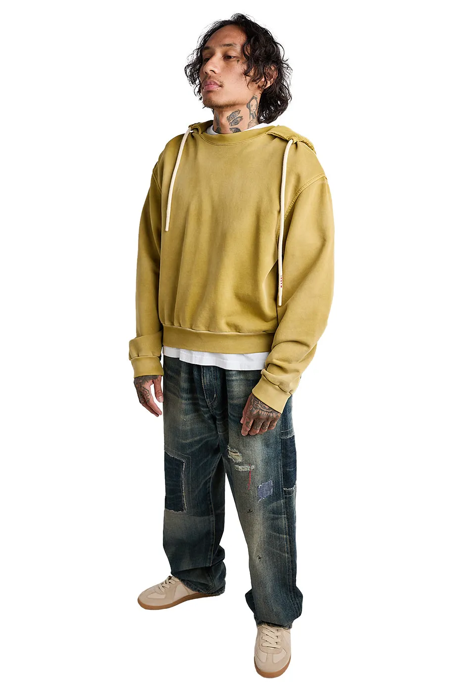 Marni Overdyed Hoodie 'Steppe'