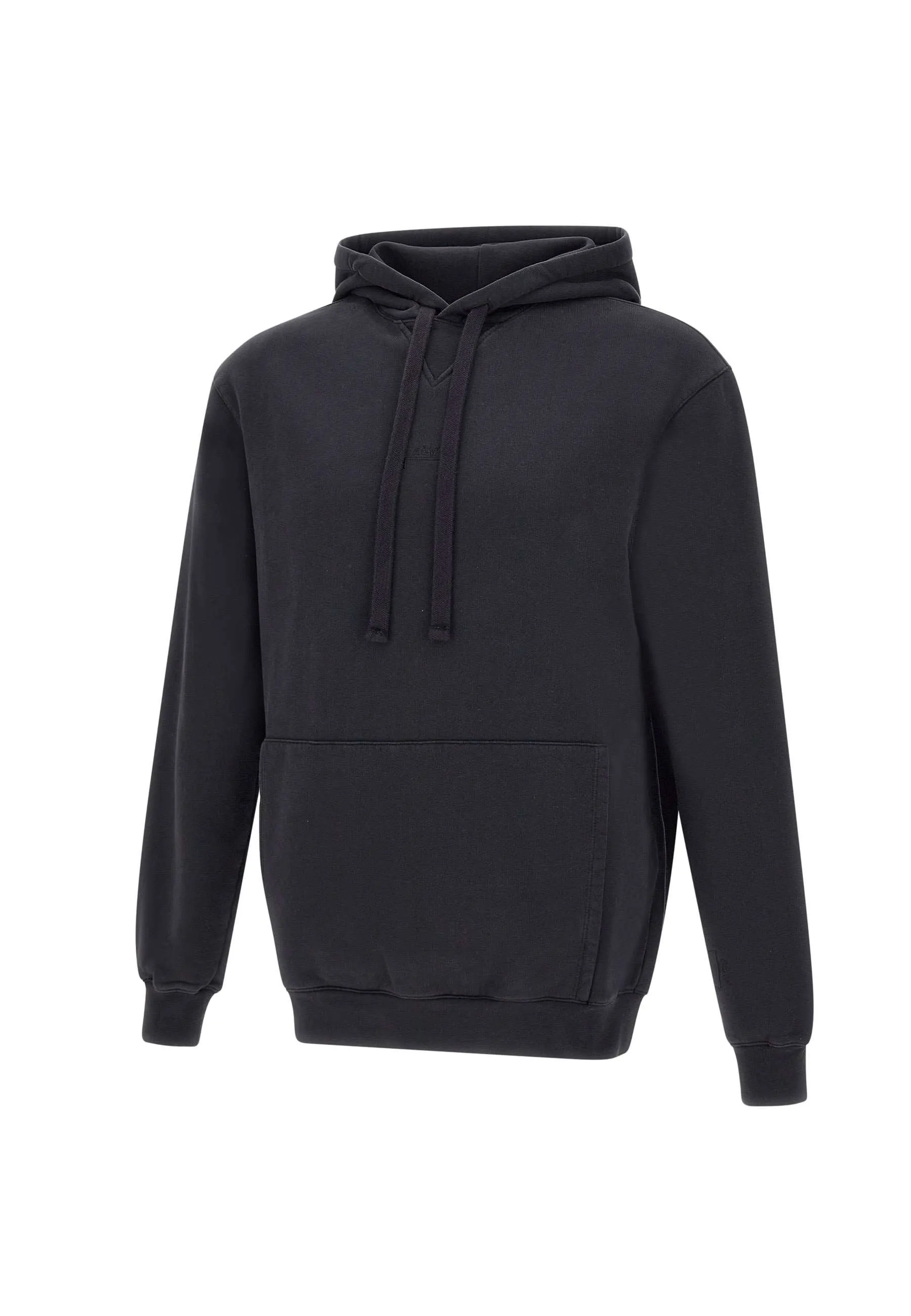 Men's Black Cotton Hoodie Sweatshirt