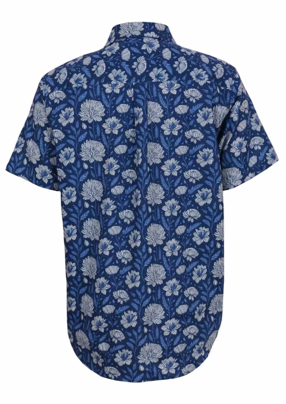 Men's Cotton Shirt Blue Meadow