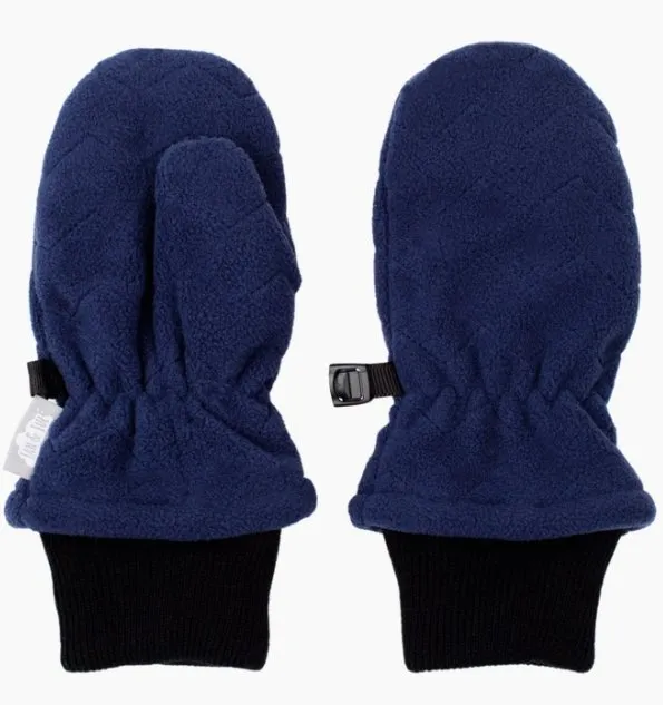 Navy | Fleece Mittens