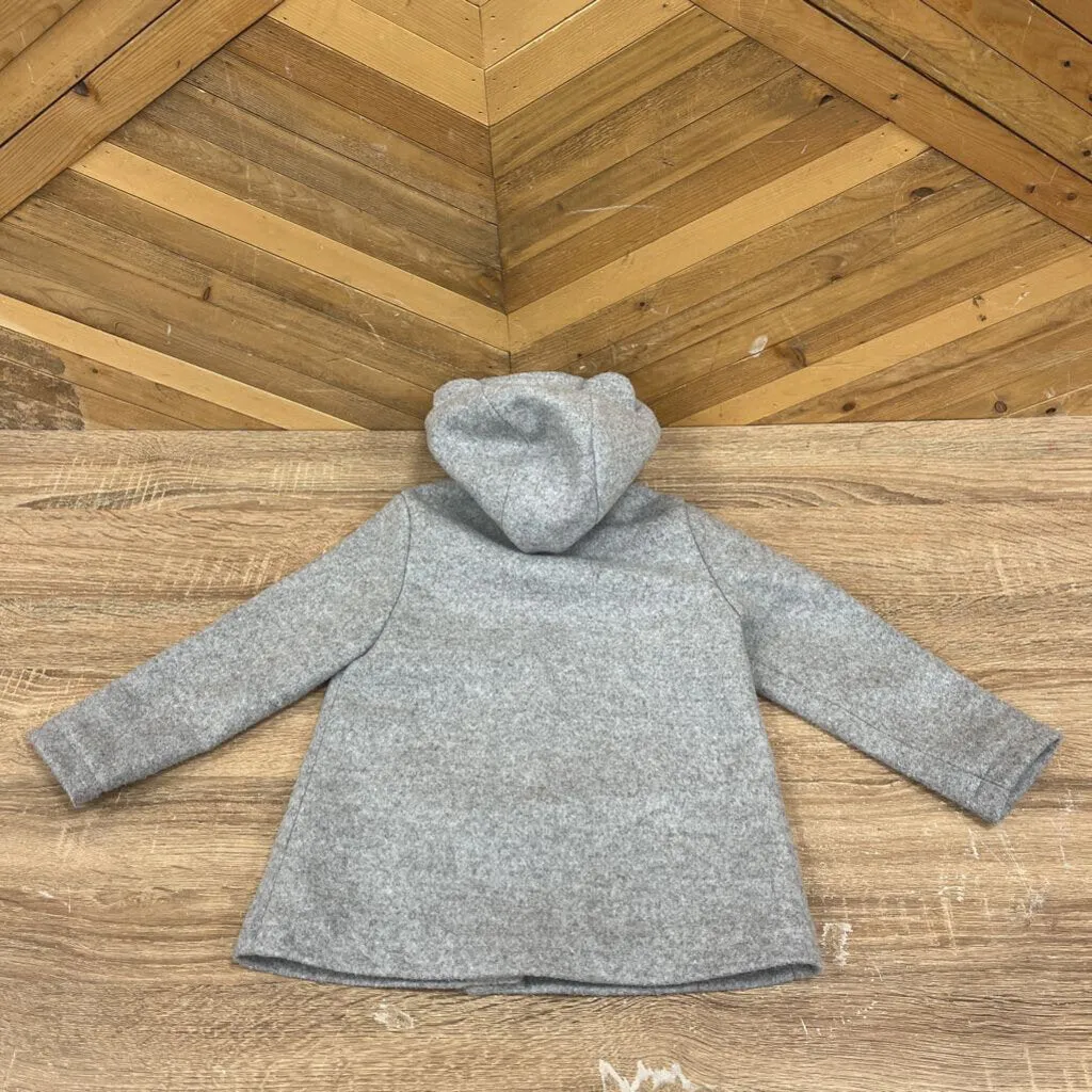 Old Navy Gray Bear Hoodie Jacket: Gray-children-3T