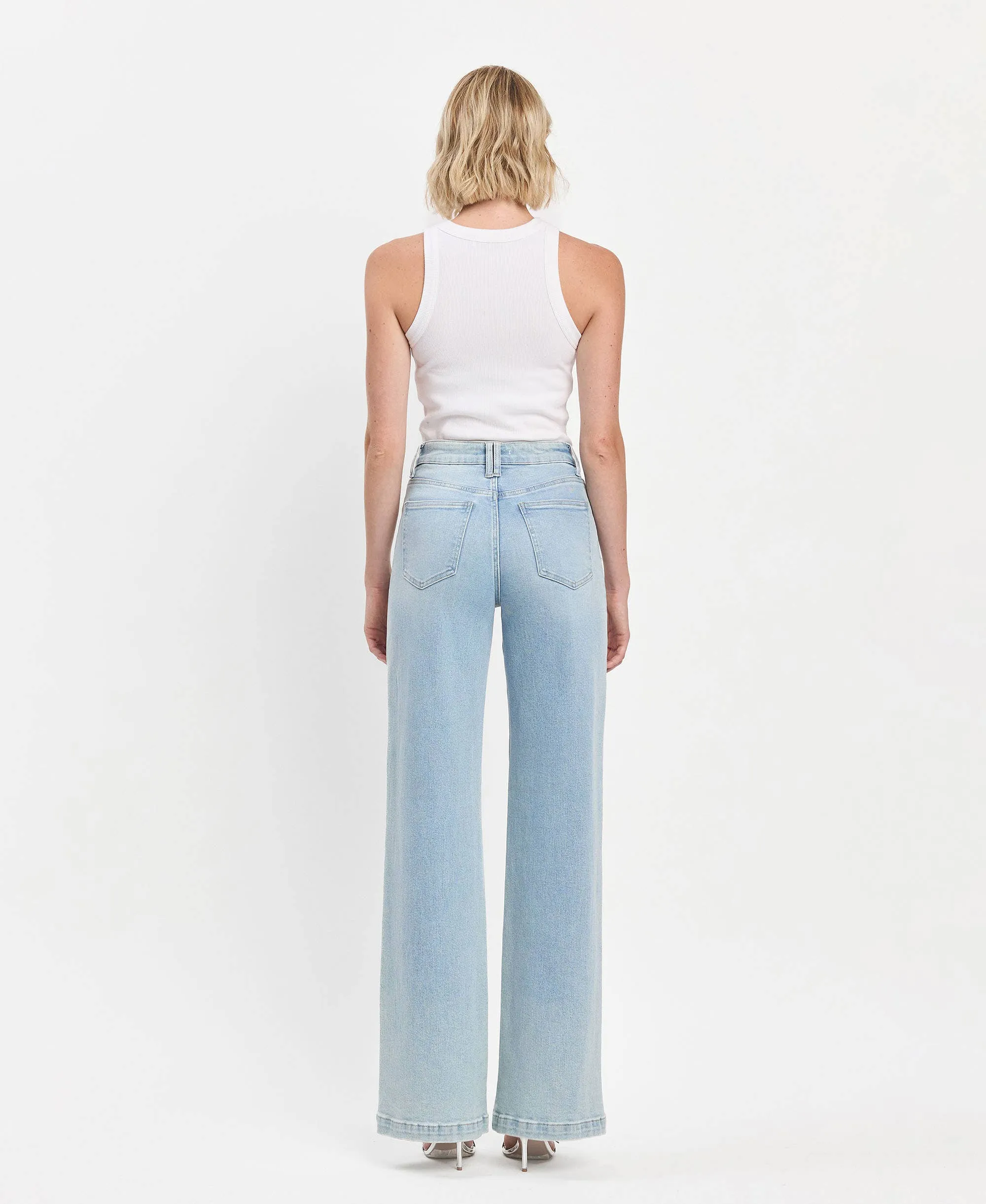 OLIVIA HIGH RISE WIDE LEG JEANS