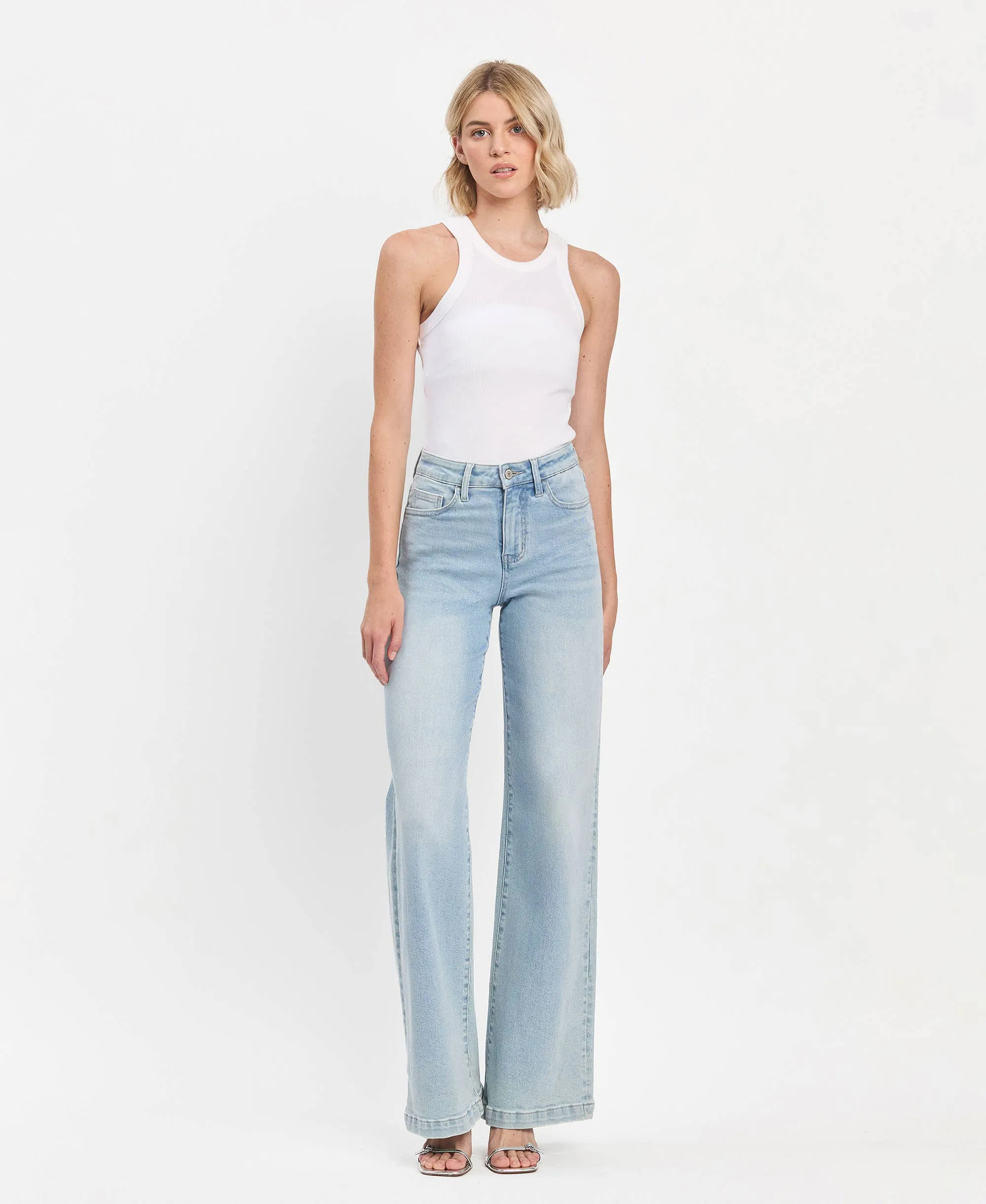 OLIVIA HIGH RISE WIDE LEG JEANS