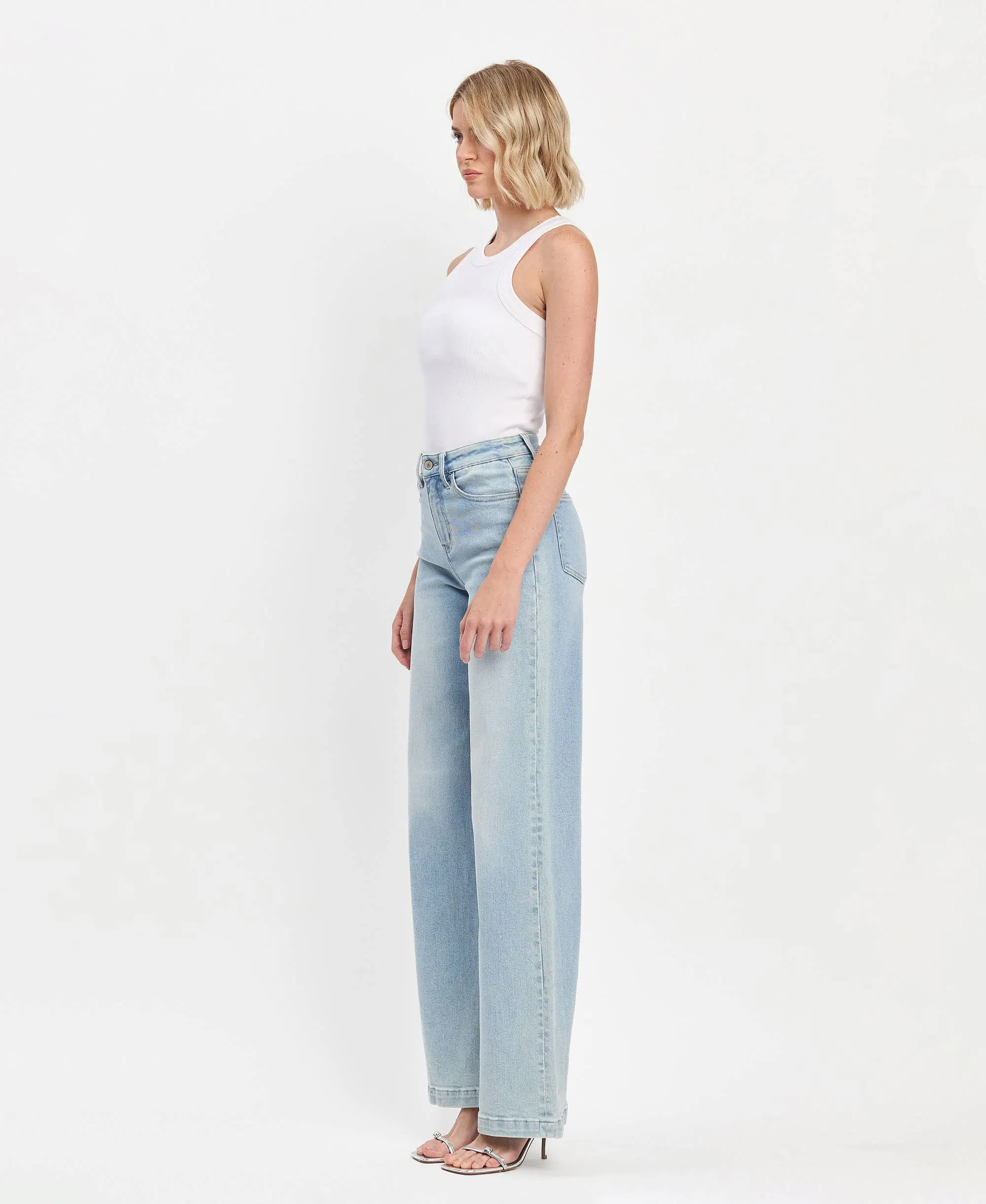 OLIVIA HIGH RISE WIDE LEG JEANS