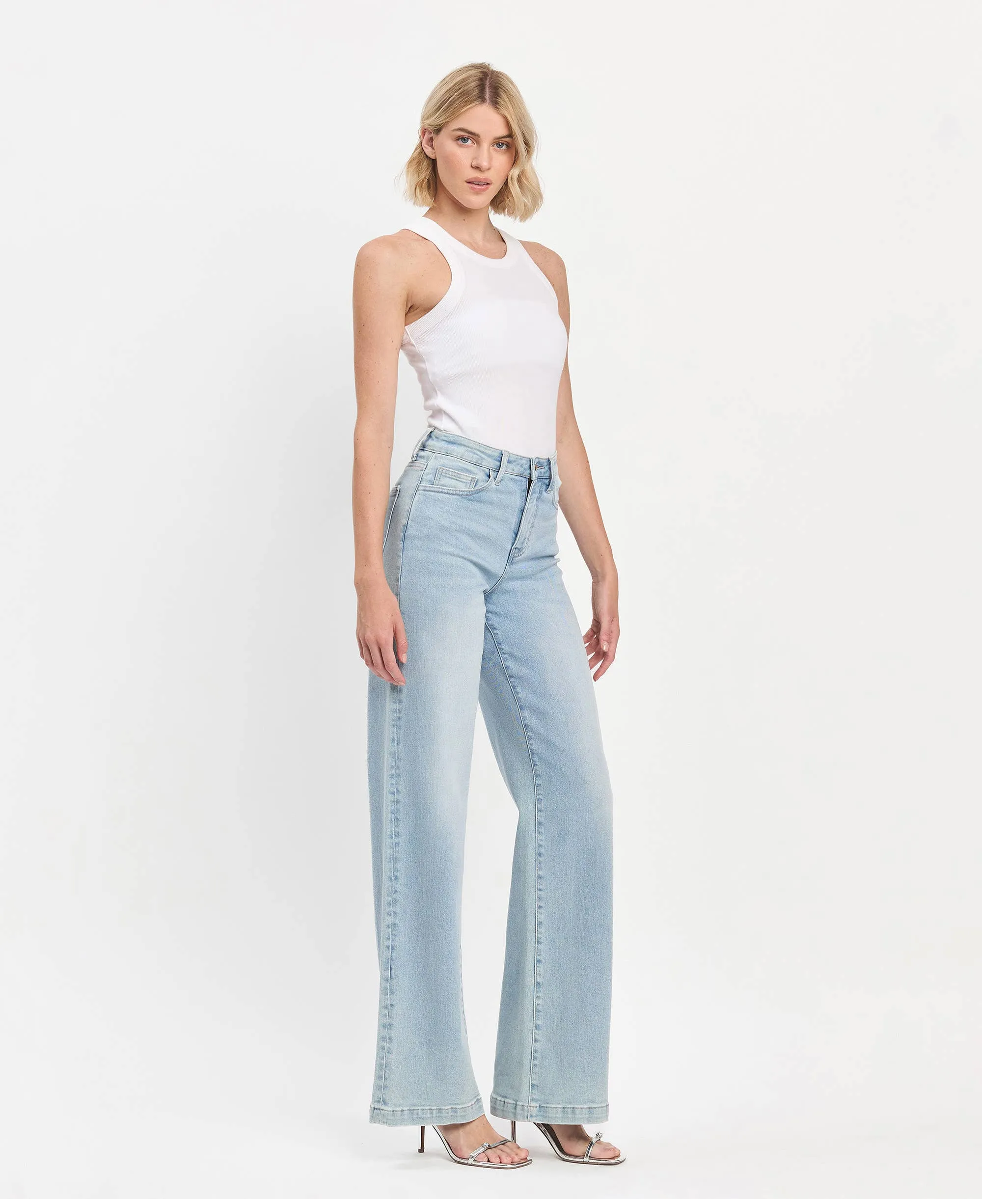 OLIVIA HIGH RISE WIDE LEG JEANS