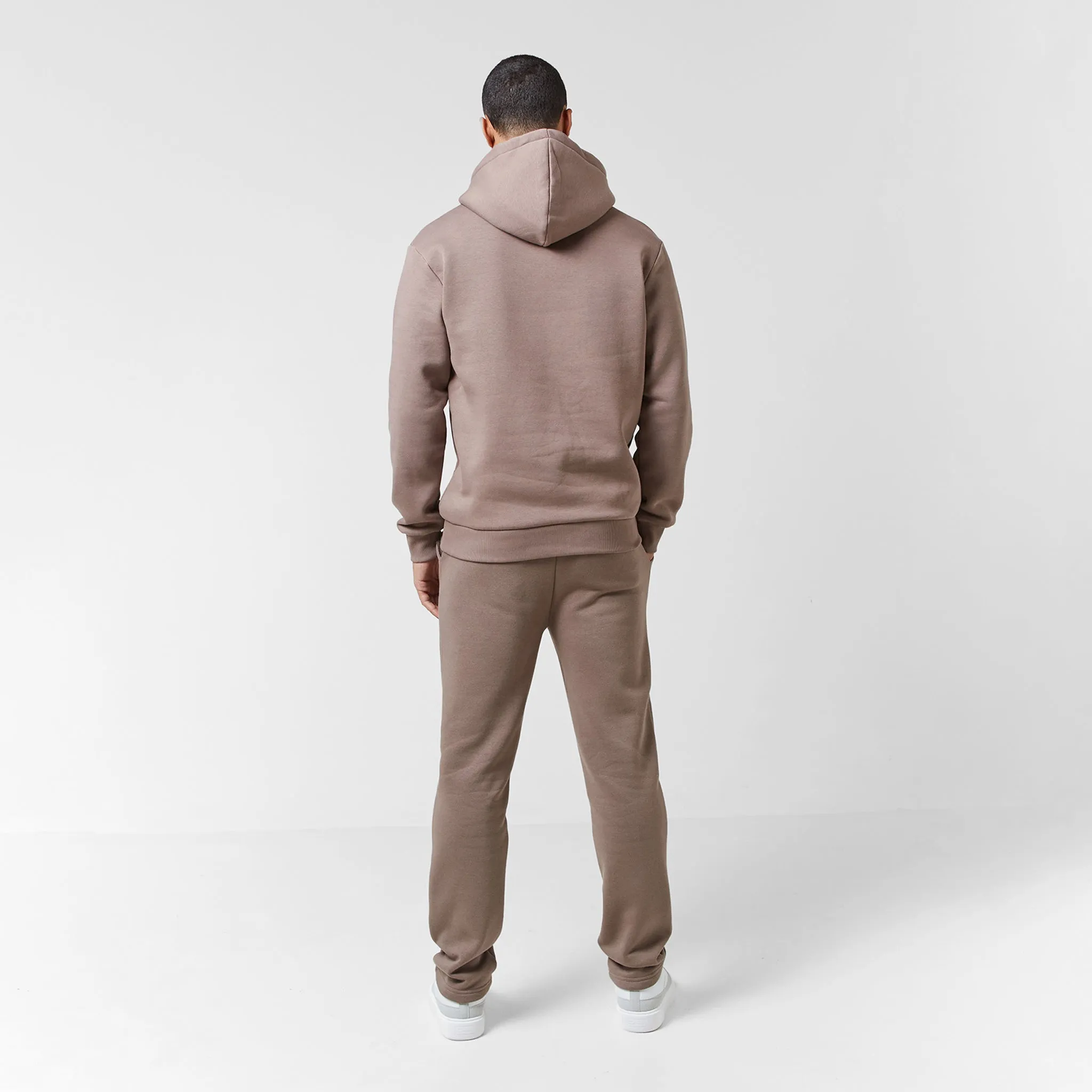 Relaxed Fit Hoodie | Washed Brown