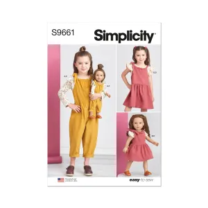 Simplicity Pattern S9661 Child Sportswear