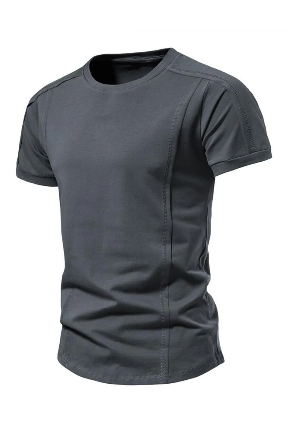 Slim Fit Black Summer Men's T-shirt