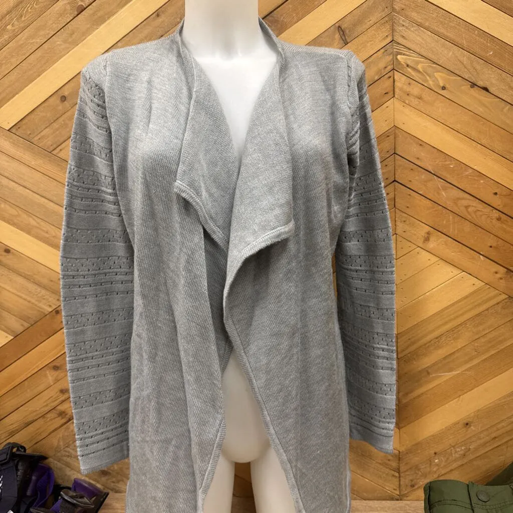 Smartwool - Women's Soft Knit Open Cardigan - MSRP comp $180: Grey-women-SM