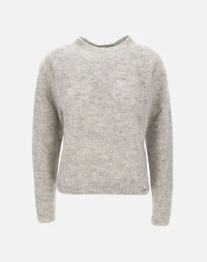 Soft Wool Alpaca Sweater Grey