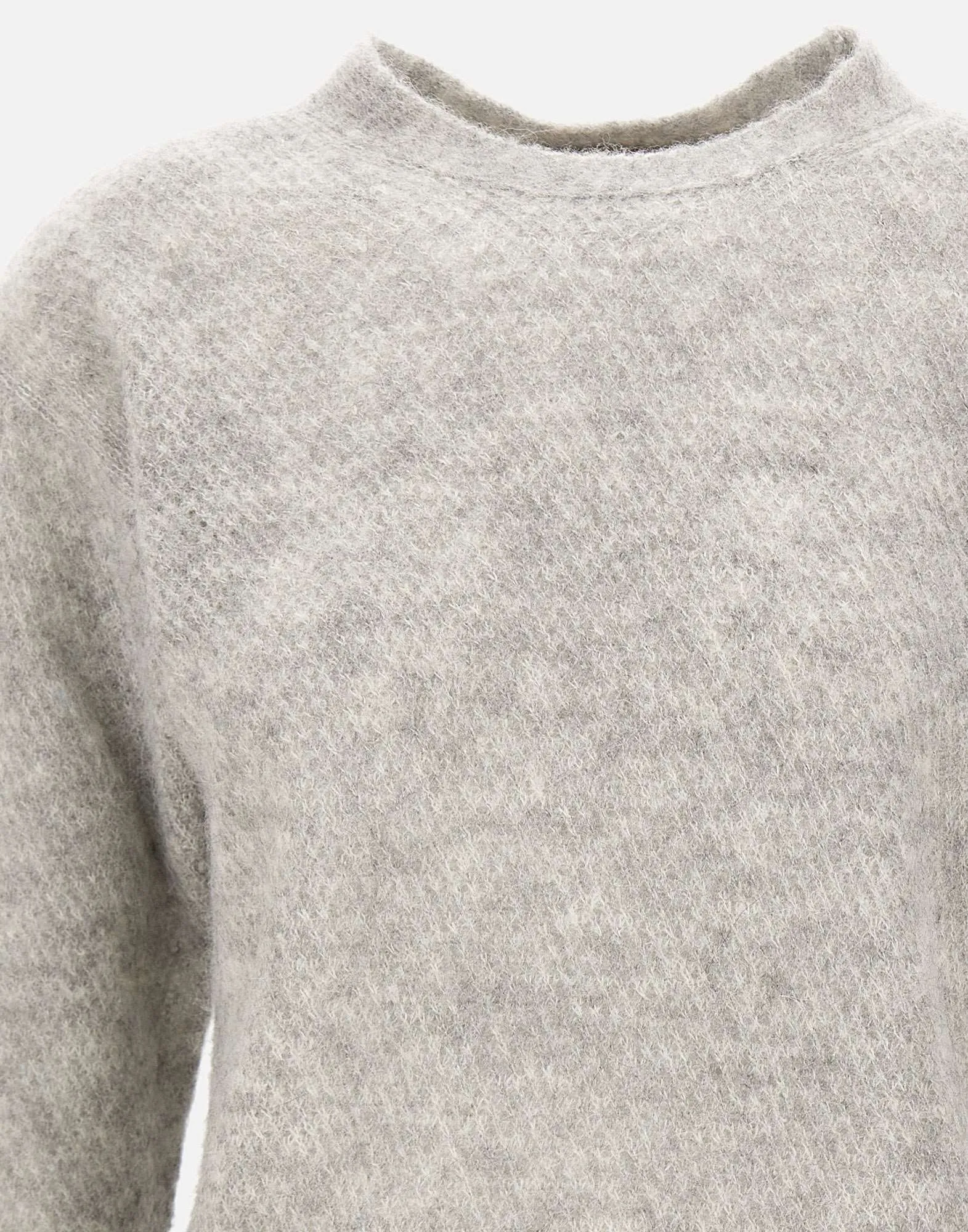 Soft Wool Alpaca Sweater Grey