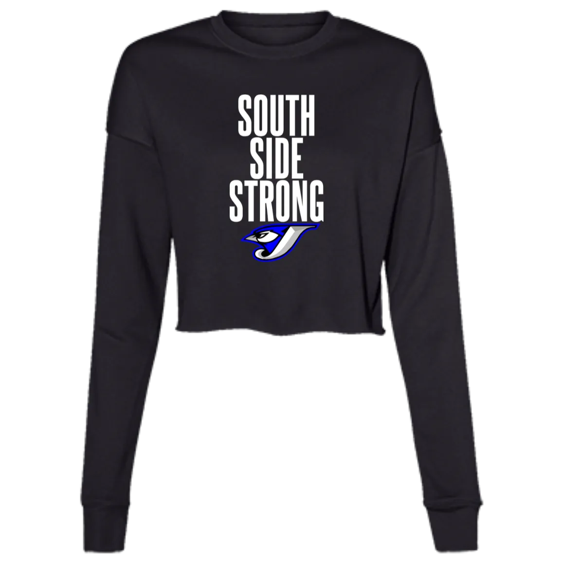 South Side Strong B7503 Ladies' Cropped Fleece Crew