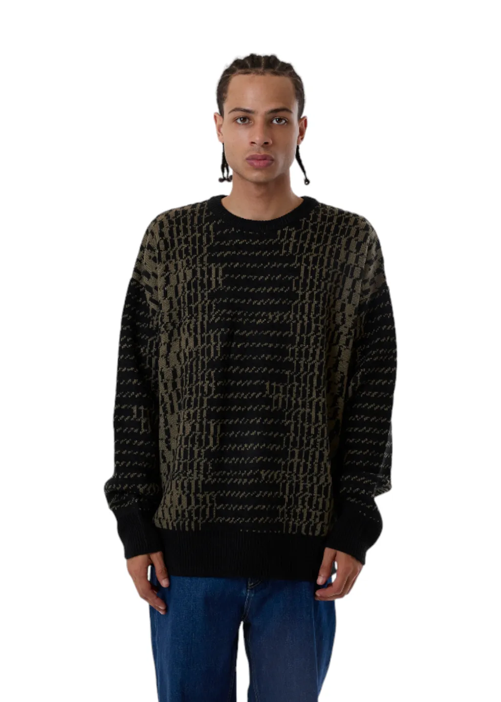 THRILLS - Kitsch Crew Knit - Tarmac