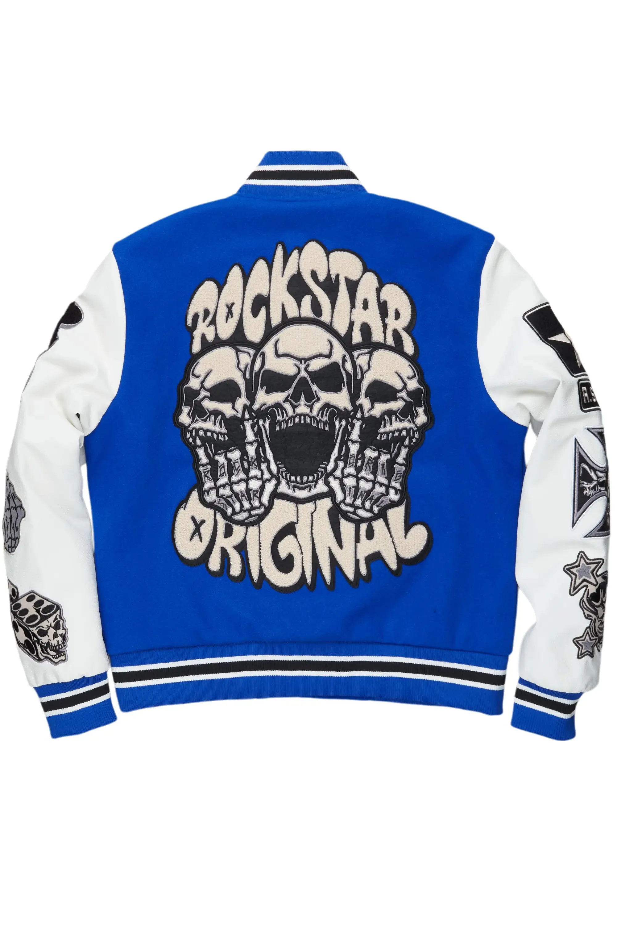 Vidar Royal Blue Varsity Jacket