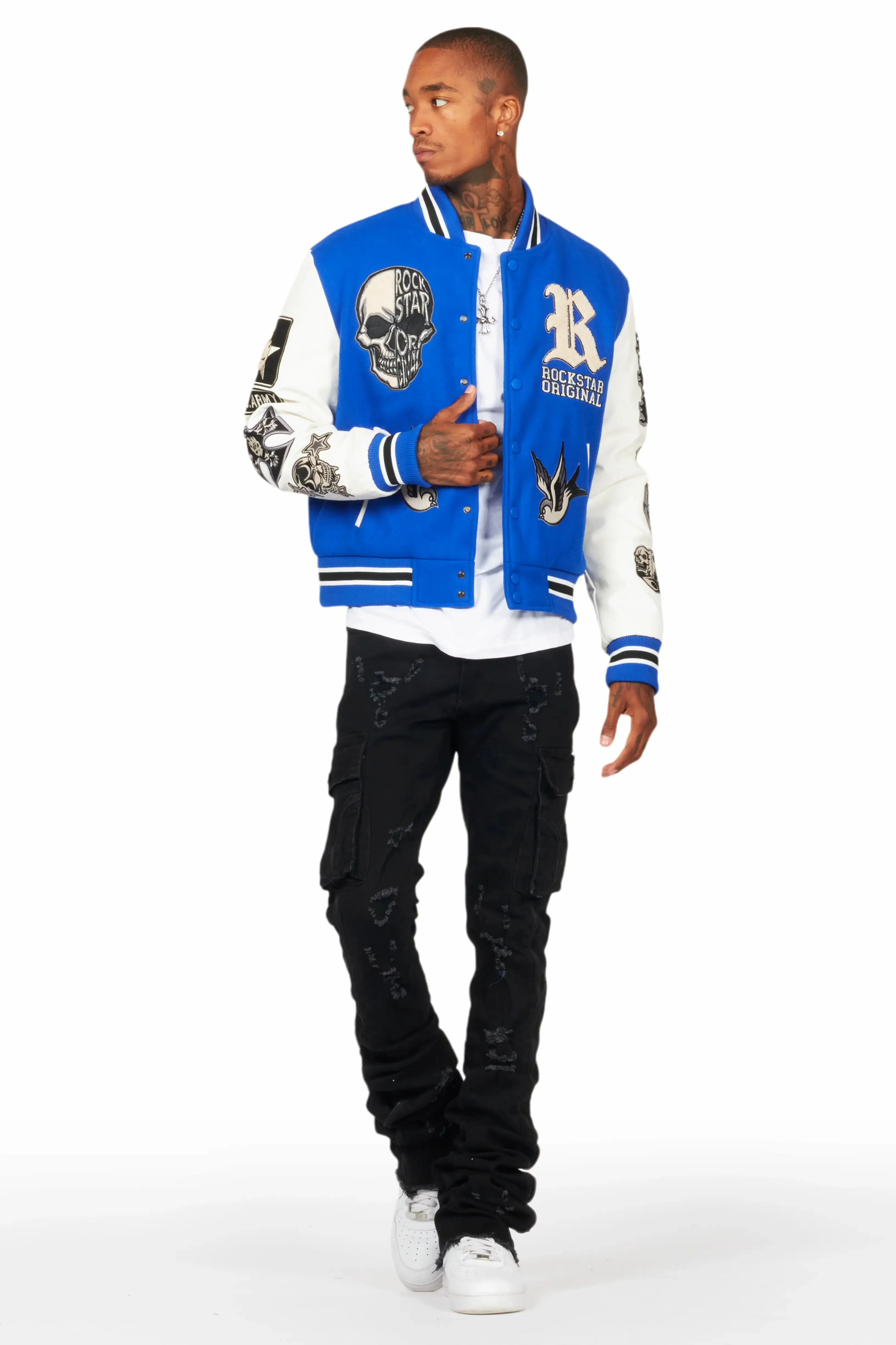 Vidar Royal Blue Varsity Jacket