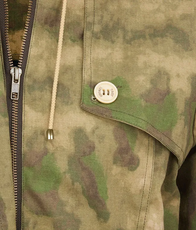 Wax Parka in Camo