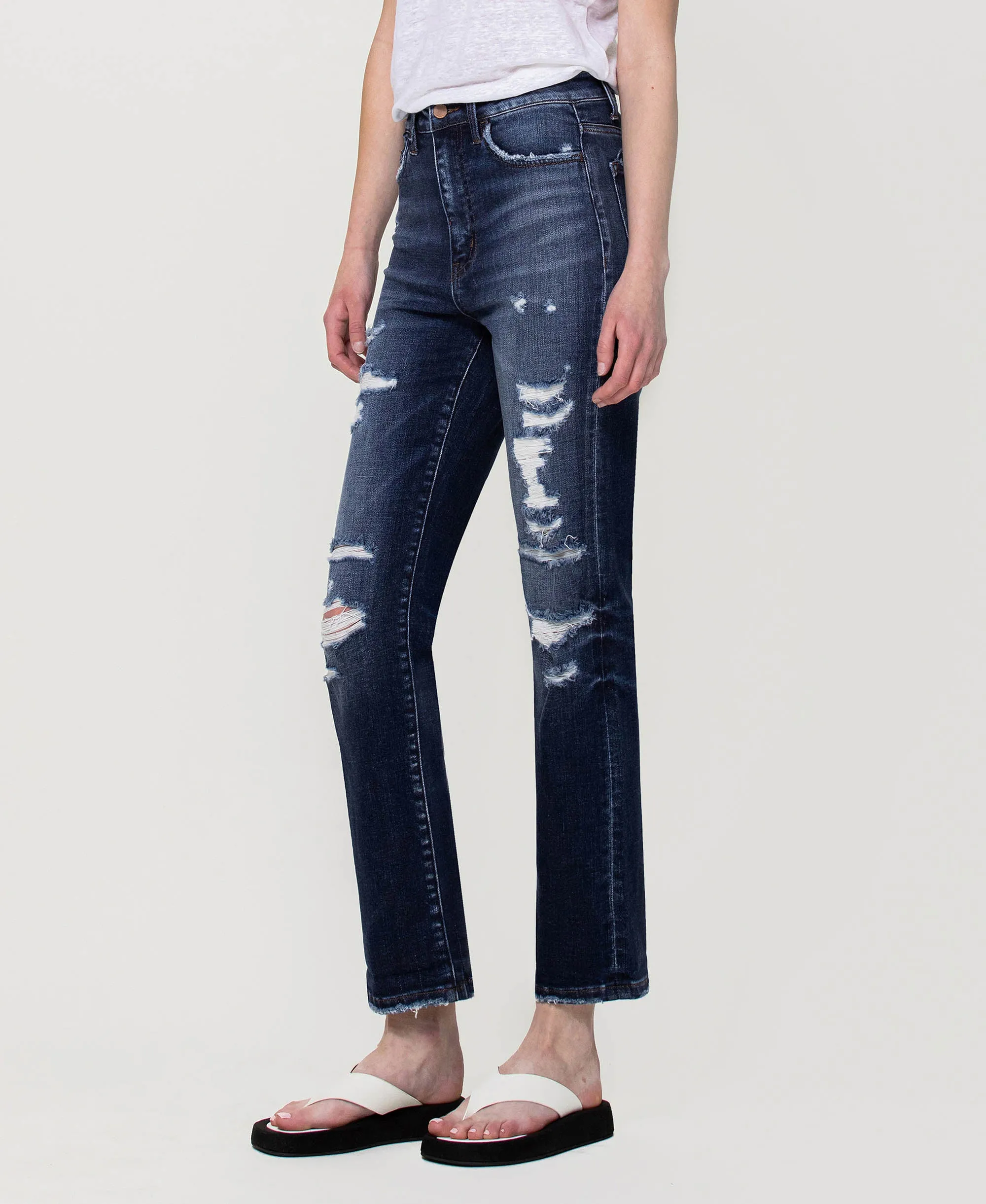 Yoko - Super High Rise Straight Jeans