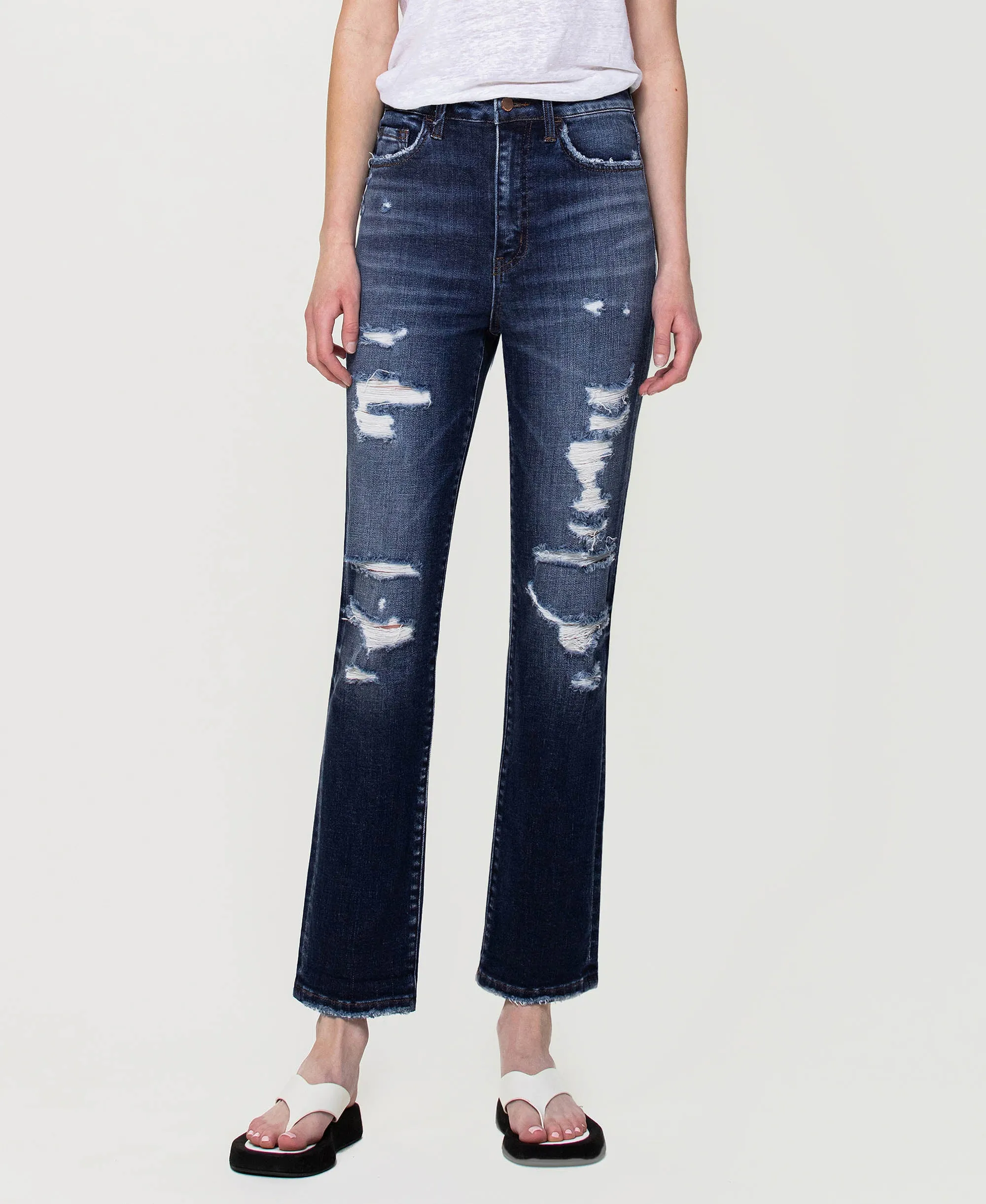 Yoko - Super High Rise Straight Jeans